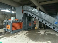 DBJ160型开关门式半自动废纸打包机